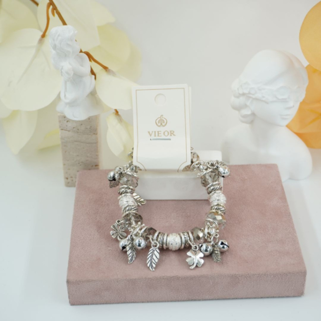 Pulseras  Vie Or con combinación de cuentas 12 uds - I45