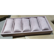 Bandeja para joyas con forma de almohada de 5 rejillas