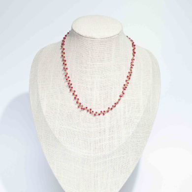 COLLAR Y00078 Morado Acero Inoxidable 2D34