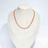 COLLAR Y00078 Granate Acero Inoxidable 2D34