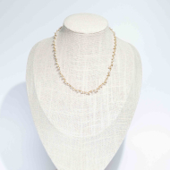 COLLAR Y00078 Color Perla Acero Inoxidable 2D34