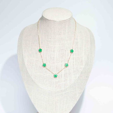 COLLAR Y00065 Verde Acero Inoxidable 2D23