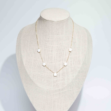 COLLAR Y00065 Blanco Acero Inoxidable 2D23