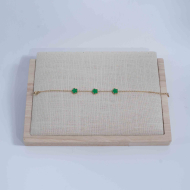 PULSERA Y00066 Verde Acero Inoxidable 2B34