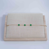 PULSERA Y00066 Verde Acero Inoxidable 2B34