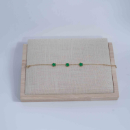 PULSERA Y00066 Verde Acero Inoxidable 2B34