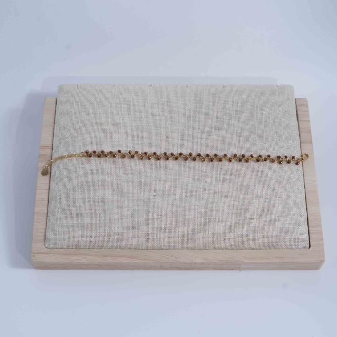 PULSERA Y00079 Cafe Acero Inoxidable 2B42