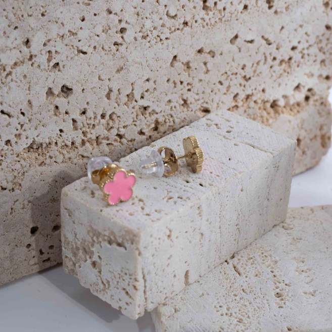 ARETES Y00067 Rosa Acero Inoxidable G22