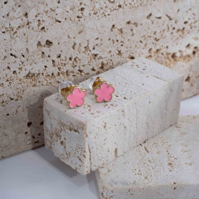ARETES Y00067 Rosa Acero Inoxidable G22
