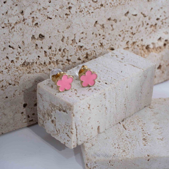 ARETES Y00067 Rosa Acero Inoxidable G22