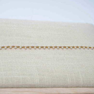 PULSERA Y00079 Color Perla Acero Inoxidable 2B42 1 1 2B42