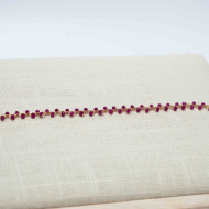 PULSERA Y00079 Granate Acero Inoxidable 2B42