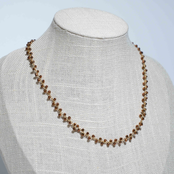 COLLAR Y00078 Cafe Acero Inoxidable 2D35