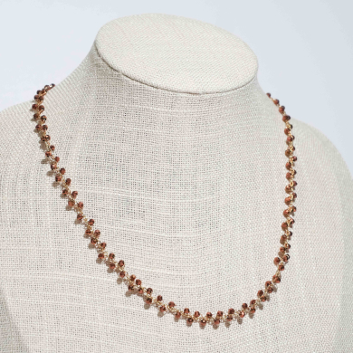 COLLAR Y00078 Cafe Acero Inoxidable 2D35