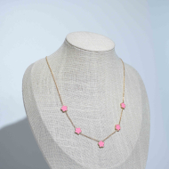 COLLAR Y00065 Rosa Acero Inoxidable 2D23