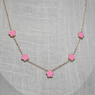 COLLAR Y00065 Rosa Acero Inoxidable 2D23