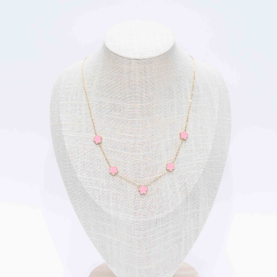 COLLAR Y00065 Rosa Acero Inoxidable 2D23