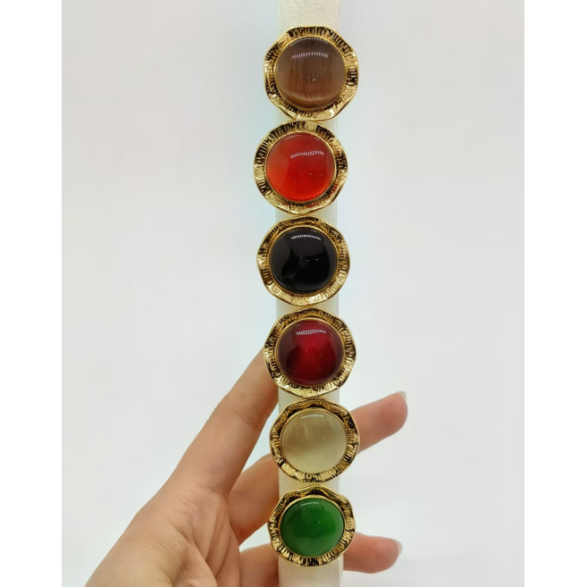 ANILLO Y00163 Naranja Acero  Inoxidable -2A45