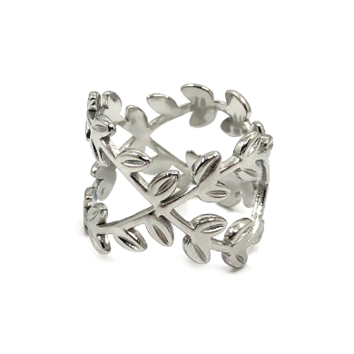 ANILLO ZO10264R150 Dorado Acero Inoxidable -2A43