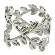 ANILLO ZO10264R150 Plateado Acero Inoxidable -2A43