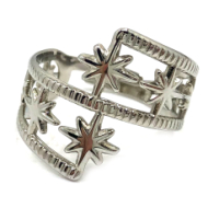 ANILLO ZO10244R150 Plateado Acero Inoxidable -2A53