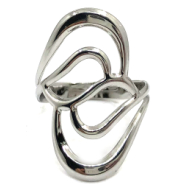 ANILLO ZO10248R150 Plateado Acero Inoxidable -2A44