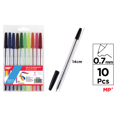 BOLIGRAFOS DE 10 COLORES - H33