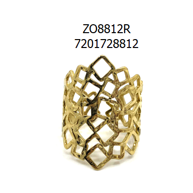 ANILLO ZO8812R Plateado Acero Inoxidable -A52