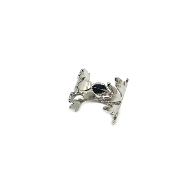 ANILLO ZO10290R150 Plateado Acero Inoxidable -2A25