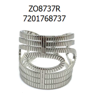 ANILLO ZO8737R Plateado Acero Inoxidable -A43