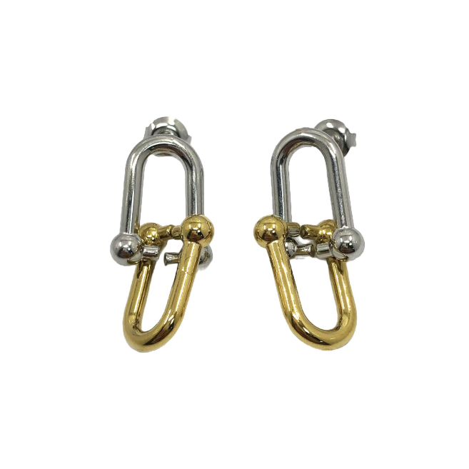 ARETES ZO13168E Plateado Acero Inoxidable -F42