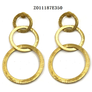 ARETES ZO11187E350 Plateado Acero Inoxidable -