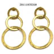 ARETES ZO11187E350 Plateado Acero Inoxidable -