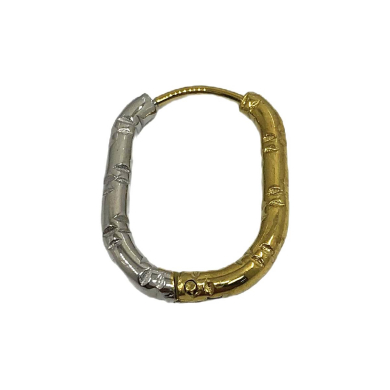 ARETES ZO13047E/16*22MM Bicolor Acero Inoxidable -F43