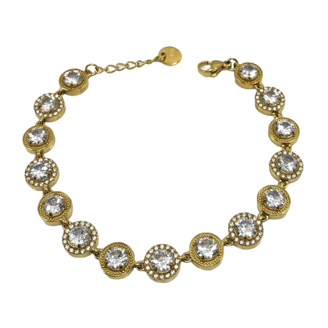 PULSERA ZO12867B Dorado Acero Inoxidable -2B21