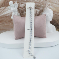 Pulsera ZO10591B550 Plateado Acero Inoxidable -2B21