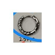 Aretes ZO13028E/2.5*12MM Dorado Acero Inoxidable