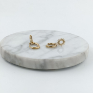 Aretes ZO1517E120 Dorado Acero Inoxidable