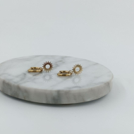 Aretes ZO1517E120 Dorado Acero Inoxidable