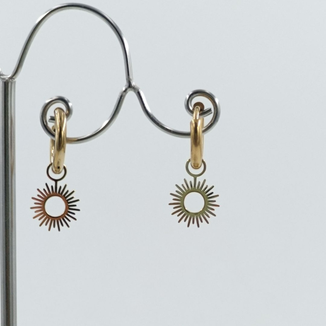 Aretes ZO1517E120 Dorado Acero Inoxidable