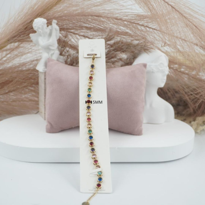 Pulsera ZO10591B550 Dorado multicolor Acero Inoxidable -2B21