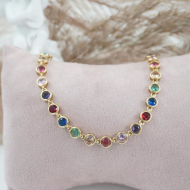 Pulsera ZO10591B550 Dorado multicolor Acero Inoxidable -2B21