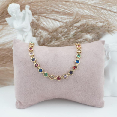 Pulsera ZO10591B550 Dorado multicolor Acero Inoxidable -2B21