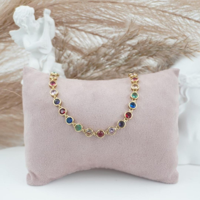 Pulsera ZO10591B550 Dorado multicolor Acero Inoxidable -2B21