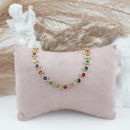 Pulsera ZO10591B550 Dorado multicolor Acero Inoxidable -2B21