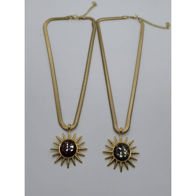 COLLAR Y00186 verde Acero Inoxidable -2D57