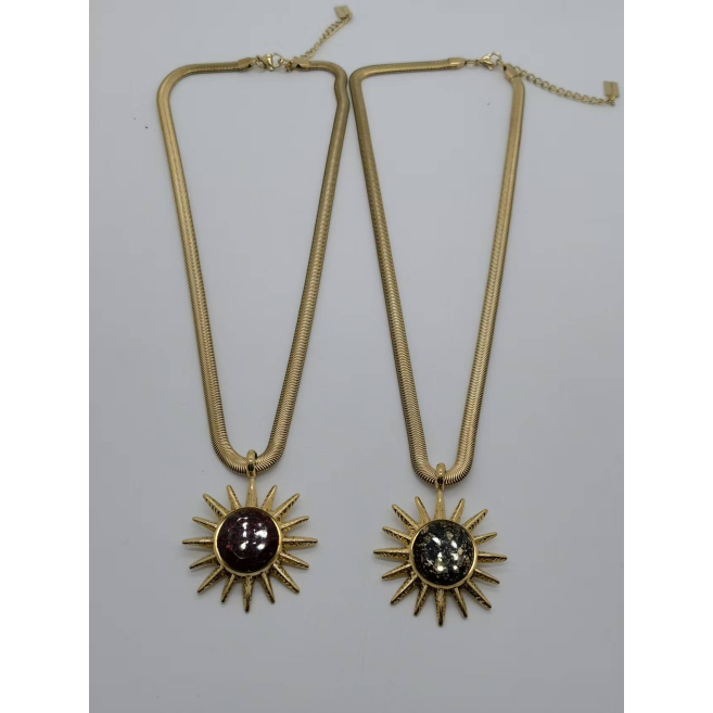 COLLAR Y00186 verde Acero Inoxidable -2D57