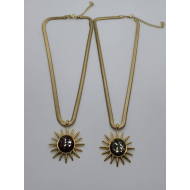 COLLAR Y00186 verde Acero Inoxidable -2D57