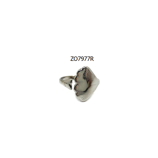 ANILLO ZO7977R Plateado Acero Inoxidable -2A33