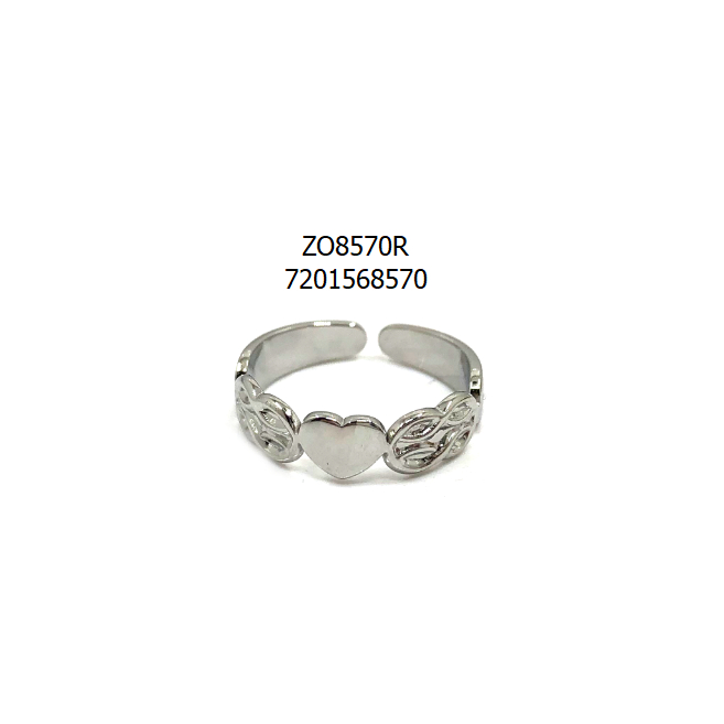 ANILLO ZO8570R Dorado Acero Inoxidable -2A37